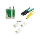 Network Set Rj45+Kablo Tester+Rj45 Sıkma Pensesi+Kablo Soyu