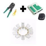 Network Seti +Pense+Tester+100 Adet RJ45