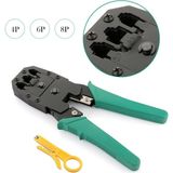 Network Sıkma Pense 8P8C RJ45 RJ11 Rj9 Cat5 Cat6 Internet Bağlantı Aleti - Seçenek 1 - Mercan
