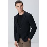 Network Siyah Mona Yaka Metal Düğmeli Örme Blazer Ceket