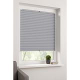 NetworkAvm Gri Plise Katlanır Cam Balkon Perdesi - Ofis Perdesi - Mutfak Perdesi - Salon Perdesi - 60 x 250 cm