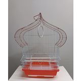 NetX Damla Kırmızı Kafes H1105A-R 40x23x52 cm Kanarya Muhabbet Kuşu için
