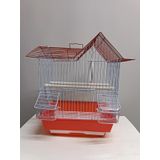 Netx Kirmizi Kus Kafesi Cin Evi 30X23x51 Kanarya Muhabbet Kusu İcin