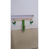 Netx Kuş Oyuncaklı Tünek 14X16x1 Cm Muhabbet Ve Paraket İçin Uygundur