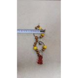 Netx Muhabbet Kuş Oyuncak 2 Halka Ayıcıklı 18X5cm Muhabbet Ve Paraket İçin Uygundur