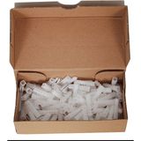 Netzerkoz 50 Adet 10 mm Beyaz Plastik Dübel