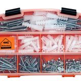 Netzerkoz All Essential Fasteners 320Parça 12 Çeşit Vida Seti, Dübelli Sunta Vidası Seti,matkap Ucu Bits Uç Ve Takım Çantası