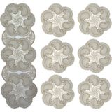 Neu Bella Home Neubella Home Amerikan Servis Supla Ve Runner Seti 6 Kişilik Nehir Set Masa Ve Sunum Takımı Çeyizlik Kapiçino - 110 x 40 cm - Sütlü Kahve