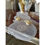 Neu Bella Home Neubella Home Amerikan Servis Supla Ve Runner Seti 6 Kişilik Örümcek Ağı Set Masa Ve Sunum Takımı Çeyizlik Kapiçino - 110 x 40 cm - Sütlü Kahve