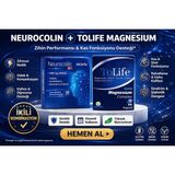 Neurocolin Plus 500MG Sitikolin 30 Kapsül & Tolife Magnesium Complex (Bisglisinat-Sitrat-Taurat-Malat) ve B6 (P5P) 60 Kapsül