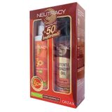 Neutracy Güneş Koruyucu Set Tüm Ciltler İçin - Güneş Losyonu SPF50+ 150 ml + Bronzlaştırıcı Yağ 150 ml