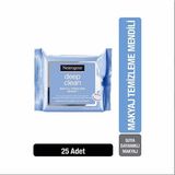 Neutrogena 25 Adet Makyaj Temizleme Mendili Tüm Cilt Tipleri için Ferahlatıcı Temizlik