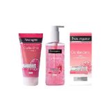 Neutrogena Canlandırıcı Günlük Peeling Jel 150 Ml , Yüz Temizleme Jeli 200 Ml , Yağsız Yüz Nemlendiricisi 50 Ml