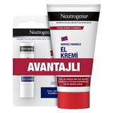 Neutrogena El Kremi Parfümsüz 75 Ml+Dudak Nemlendirici Balm 2 Adet