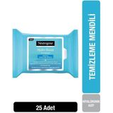 Neutrogena Hydro Boost Makyaj Temizleme Mendili 25 Adet Hiyaluronik Asit İçeren Derinlemesine Nemlendirici