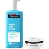Neutrogena Hydro Boost Ultra Hafif Jel Vücut Losyonu 400 ml & Hızlı Emilen El ve Vücut Bakım Kremi 200 ml
