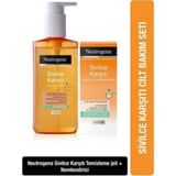 Neutrogena Karşıtı Yağsız Yüz Temizleme Jeli 200 ml Karşıtı Yağsız Yüz Nemlendiricisi 50 ml