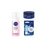Neutrogena Nivea Yüz Yıkama Köpüğü Hydrocare Dudak Kremi Besleyici Bakım Kremi Set
