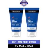 Neutrogena Norveç Formülü Hızlı Emilen El Kremi 75 ml x 2 Yağsız ve Hızla Emilim Özelliği