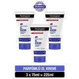 Neutrogena Norveç Formülü Konsantre Parfümlü 3x75 ml El Kremi
