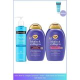 Neutrogena Ogx Biotin & Collagen Şampuan + Krem + Hydro Boost Jel Temizleyici Üçlü Bakım Seti