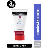 Neutrogena Parfümsüz El Kremi 75 Ml X 2 Adet Norveç Formülü ile Yoğun Nemlendirme