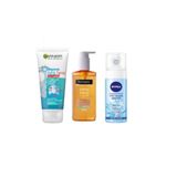 Neutrogena Sivilce Karşıtı Jel + Garnier Saf&temiz 3'ü Bir Arada+nivea Yüz Yıkama Köpüğü daisy05