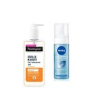 Neutrogena Sivilce Karşıtı Yüz Temizleme Jeli+ Nivea Canlandırıcı Yüz Yıkama Köpüğü Lotus