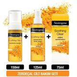 Neutrogena Soothing Clear 150 ml Temizleyici Köpük + 125 ml Tonik + 75 ml Yağsız Nemlendirici Cilt Bakım Seti