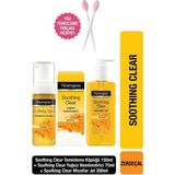 Neutrogena Soothing Clear 150 ml Yüz Temizleme Köpüğü + 200 ml Micellar Jel + 75 ml Yağsız Nemlendirici