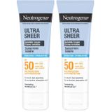 Neutrogena Ultra Sheer Hydrating SPF50 2x50 ml Güneş Kremi