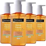 Neutrogena Visibly Clear Karşıtı Yağsız Yüz Temizleme Jeli 200 ml x 4