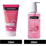 Neutrogena Visibly Clear Pembe Peeling Jel 150 ml + Canlandırıcı Yüz Temizleme Jeli 200 ml Canlandırıcı Temizleme Jeli+