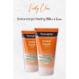 Neutrogena Visibly Clear Siyah Nokta Karşıtı Peeling Jel 150 ml X 2 Karma Ciltler İçin Salisilik Asitli