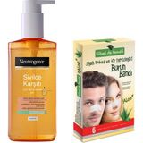 Neutrogena Yüz Temizleme Jeli 200 ml + Rıtuel De Beaute Siyah Nokta ve Kir Temizleyici Burun Bandı