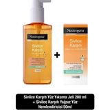 Neutrogena Yüz Temizleme Jeli ve Nemlendirici Sivilce Karşıtı Etki 150 ml + 50 ml Yağsız