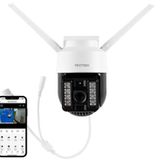 Neutron Gece Görüşlü Led Işıklı 360 Dönebilen Alarmlı Ip Wifi Dış Ortam Güvenlik Kamerası Beyaz
