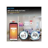 Neutron NTL-PB-02WB Tek Tuşla Veya İp Çekerek Acil Panik Butonu Kablosuz WİFİ