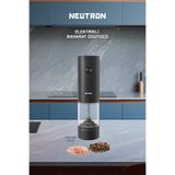 NEUTRON NTL-PG-03 Pilli Tuz ve Baharat Öğütücü Değirmen Tekli