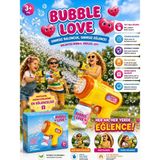 NeUygun Pilli Işıklı Köpük Tabancası Otomatik Işıklı Baloncuk Tabanca Bubble Gun Çocuk Oyuncağı - Sarı - 3+ Yaş