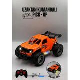 NeUygun Uzaktan Kumandalı Araba Pick Up Model Şarjlı Işıklı Full Fonksiyon Yan Paneli Işıklı Rc Araç Canavar - Renkli