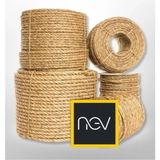 Nev Hasır Ip 3mm 30 Metre, Jüt Halat, Doğal - Çok Renkli
