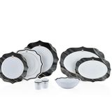 Neva 28 Parça 6 Kişilik Marble Plus Romantik Yemek Takımı