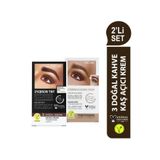 Neva 2'Lİ SET Kaş Boyası 3 DOĞAL KAHVE+ Kaş Açıcı Krem (vegan)