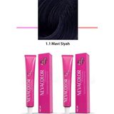 Neva Color 1.1 Mavi Siyah 2x50 gr Tüp Saç Boyası