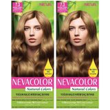 Neva Color 7.3 2'li Karamel Kumral Krem Saç Boyası