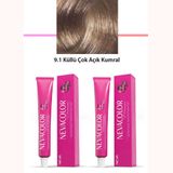 Neva Color 9.1 Küllü Çok Açık Kumral 2 Adet 50 GR Tüp Saç Boyası