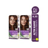 Neva Color INTENSIVE 2'Lİ SET 6.35 ALTIN KAHVE Kalıcı Krem Saç Boyası Seti