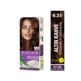 Neva Color INTENSIVE 6.35 ALTIN KAHVE Kalıcı Krem Saç Boyası Seti