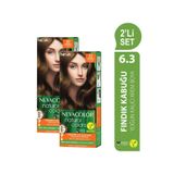 Neva Color Natural Colors 6.3 Fındık Kabuğu Kalıcı Krem 2 Adet Saç Boyası